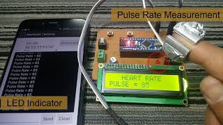 Arduino Pulse Rate Monitor | Arduino Body Temperature Monitor | Bluetooth Health Monitor
