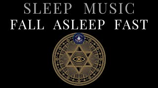 BLACK SCREEN SLEEP MUSIC ☯ All 9 solfeggio frequencies ☯ Fall Asleep Fast