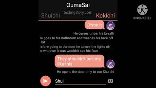 I Saw Him Cry (Saiouma Texting Story) (A bit of angst)