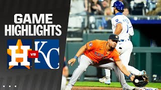 Astros vs. Royals Game Highlights (4/10/24) | MLB Highlights