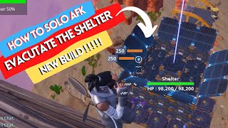 How to Solo AFK Evacuate The shelter PL160 Fortnite (STW) ( PATCHED ) !!