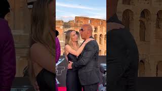 Brie Larson and Vin Diesel at the Premiere of the film Fast X in Rome #viral #shortsvideo #fastx