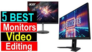 ✅Best Editing Monitors 2023 // Best Monitors For Video Editing 2023 || Top 5 Best Editing Monitors