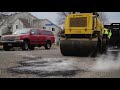 woodbury works repairing potholes