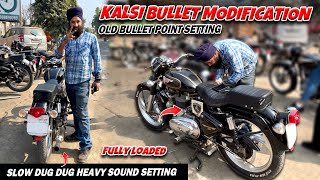 Old Model Bullet Slow Dug Dug Sound Setting with Point - Kalsi Bullet Modifications - Full Details😍