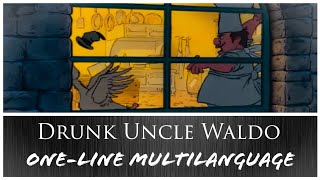 The Aristocats - Drunk Uncle Waldo one-line multilanguage | In 24 languages