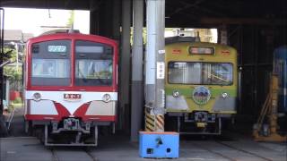 流鉄流山線2000系なの花さようなら運転終了後 最後の車庫入庫シーン