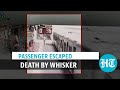 Watch: Passenger falls while boarding moving train at Mumbai station