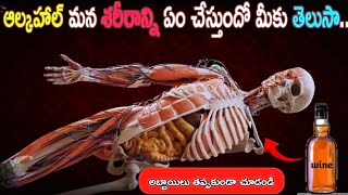 ఆల్కహాల్ మన శరీరాన్ని ఏం చేస్తుందో తెలుసా ... మందు తాగే వారు తప్పకుండా చూడవలసిన వీడియో #alcohol