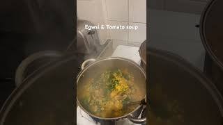 Delicious Egwsi and tomato soup