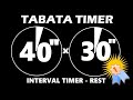 tabata timer 40/30