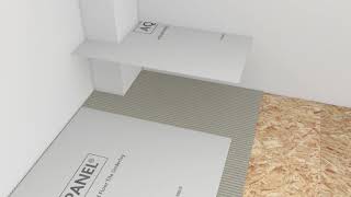 Installation of Knauf Aquapanel® Cement Board Floor Tile Underlay DIY (UK \u0026 Ireland)