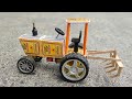 How to make Matchbox Tractor at Home | Diy Matchbox Tractor | Mini Tractor Science Project