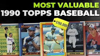 Top 35 Most Expensive 1990 Topps Baseball Cards