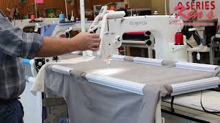 Grace Qnique 15R Longarm Quilting Machine and Hoop Frame Overview by Ken's Sewing Center