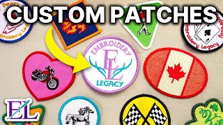 How to EASILY Make Patches with Machine Embroidery!