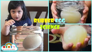Kids Science Experiment | Rubber Egg Science