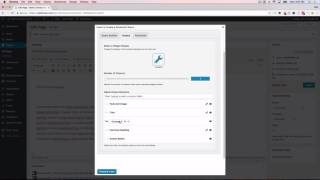 Using the shortcode builder in post editor