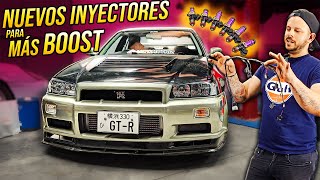 Le Instalamos INYECTORES DE GT-R a nuestro SKYLINE R34 - Fabricamos CABLEADO de CERO + CAN Lambda