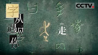 《“字”从遇见你》这个正在跑着的小人就是古代的“走”字！【CCTV纪录】