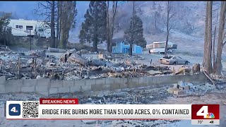 Bridge Fire burns more than 51,000 acres, wipes out homes in Wrightwood