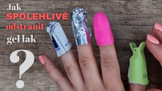 Jak spolehlivě odstranit gel lak | Odstranění gel laku NaniNails acetonem