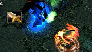 DOTA TERRORBLADE vs. TROLL WARLORD: 609 DAMAGE 1 HIT!