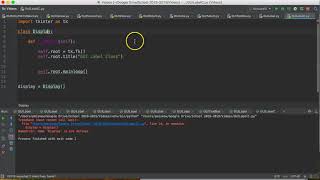 PYTHON3 TKINTER - GUI LABEL (CLASS)