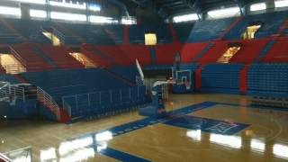 My First trip to Allen Fieldhouse gym #KU