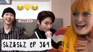 STRAY KIDS 'SKZ&SKZ(슼과 슼)' EP 3+4 plus behind the scenes! REACTION