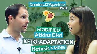 Dominic D'Agostino, Ph.D. on Modified Atkins Diet, Keto-Adaptation, Ketosis & More