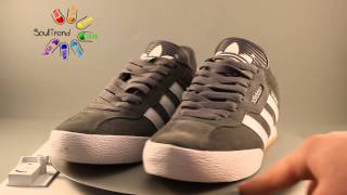 Кроссовки Samba Super Shoes £ 62 Color Medium Grey/ White (019099),обзор от магазина Soul Trend