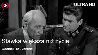 Stawka Większa Niż Życie (1968) | 4K | Odcinek 12 | Kultowy Polski Serial | Hans Kloss | Za Darmo
