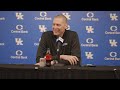 mark pope previews ohio state talks louisville uk crowd u0026 basketballs