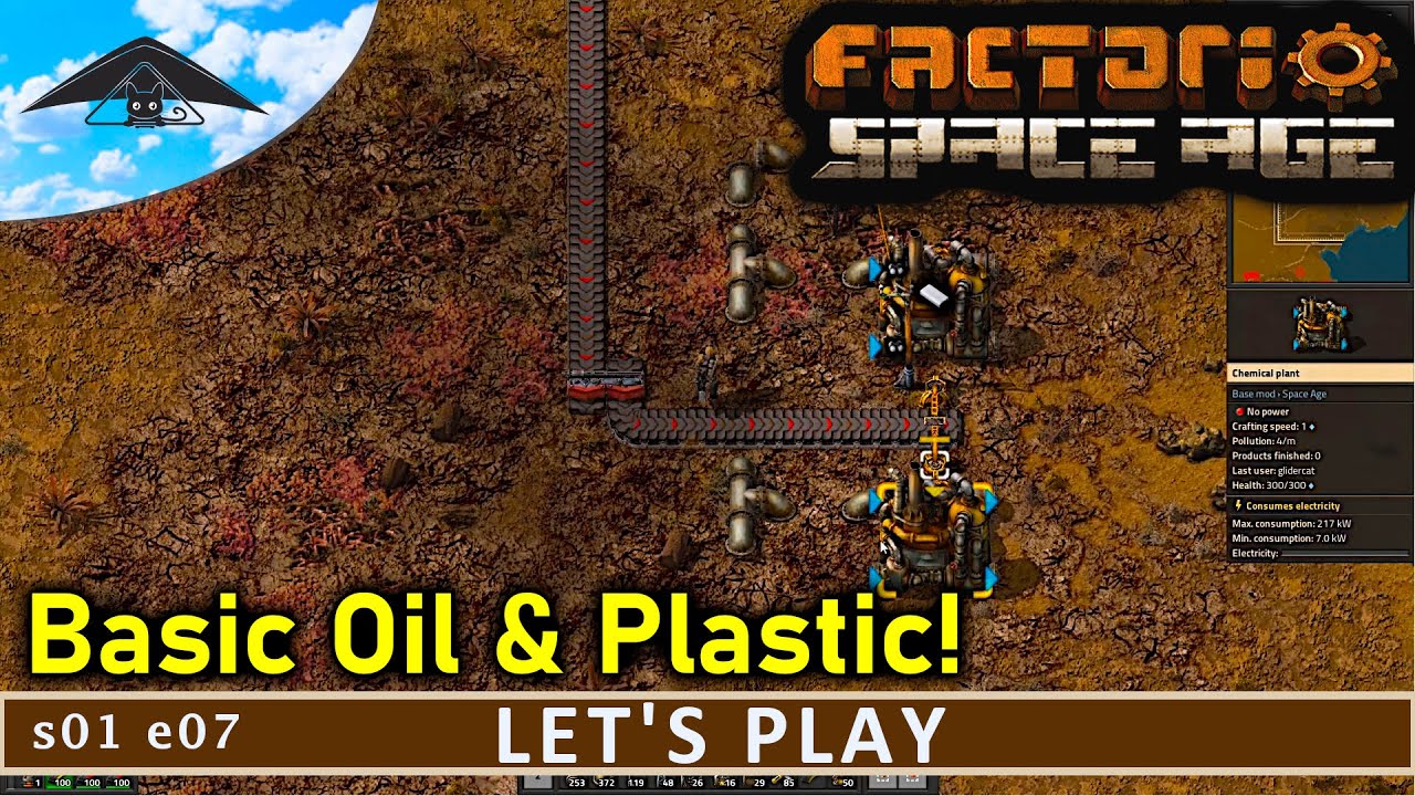 Basic Oil Plastic рџ ўпёџ Factorio Space Age S01 E07 Youtube