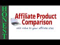 Compare Products With Affiliate Product Comparison WordPress Plugin Review