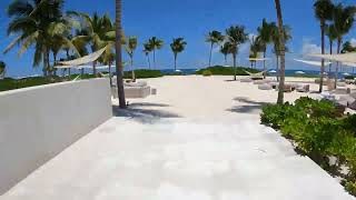 Walk to beach at the St. Regis Kanai resort! #cancun #beach