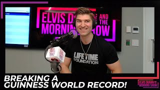 Breaking A Guinness World Record! | Elvis Duran Exclusive