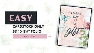 Quick & Easy Cardstock Only Folio with 6x8 Paper