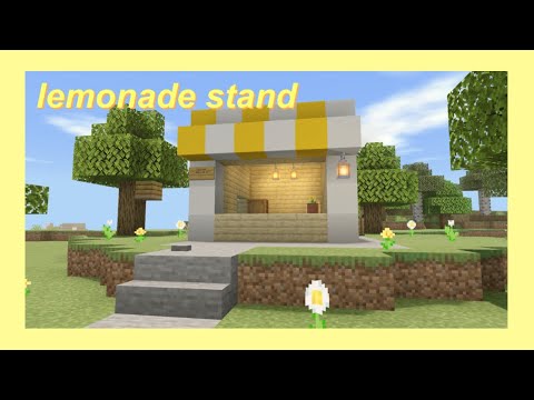 Lemonade Stand | Minecraft Speedbuild (first Video!) Iisnxw - YouTube