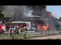 explosionen bei großbrand in goch feuerwehrleute verletzt