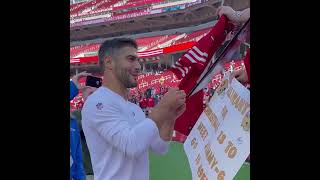 Jimmy Garoppolo making Christmas come early