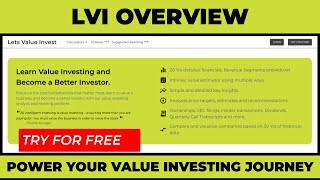 Secret Weapon for Value Investors? Unveiling LetsValueInvest (LVI)