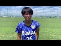 2022xf cup 今治26番 伊藤 璃音選手 試合後インタビュー0802