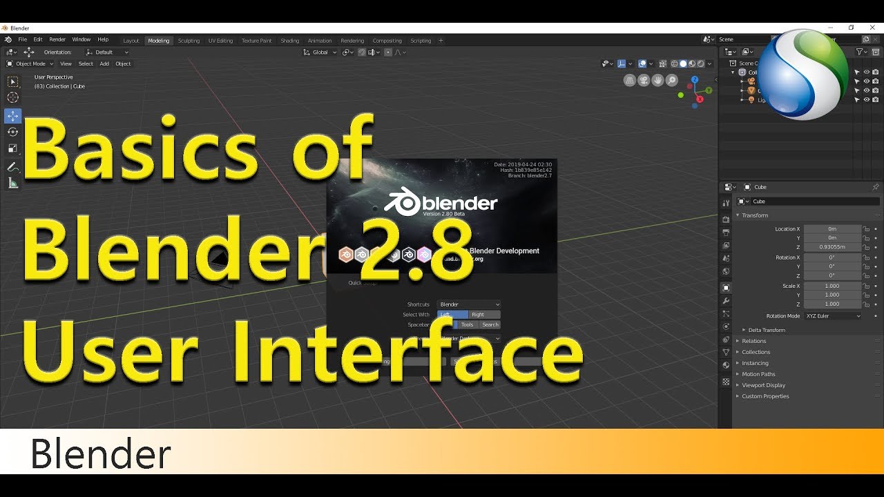 Quick user. Блендер Интерфейс. Интерфейс блендер 2.8. Interface Overview Blender 2.80 fundamentals.