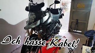 Zusatzscheinwerfer montieren | V-Strom 1000 | Garagenvlog #13