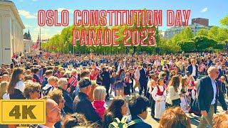 Oslo, Norway 🇳🇴 - May 17th - National Day Parade - 2023 - 4K/60FPS