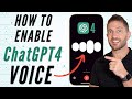 How to Enable ChatGPT4 Voice to Voice on Phone