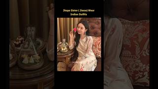 Jhope sister (Jiwoo) in Indian dress...😎😏~||pls like \u0026 sub. #btsshorts #shorts #btsedits #btsforever