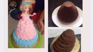 DOLL CAKE tutorial by Ruby's bakes❤